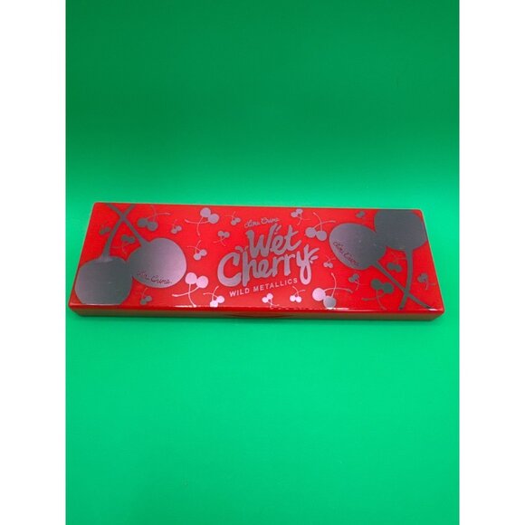 Lime Crime Wet Cherry Wild Metallics Eyeshadow Palette With Mirror 6 Shimmer Sha - Picture 1 of 3